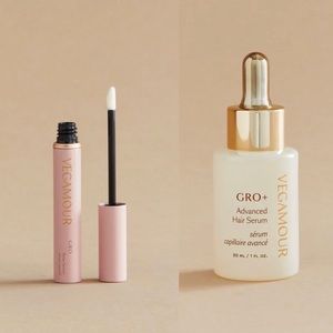 Vegamour GRO Brow Serum and GRO+ Advanced Hair Serum